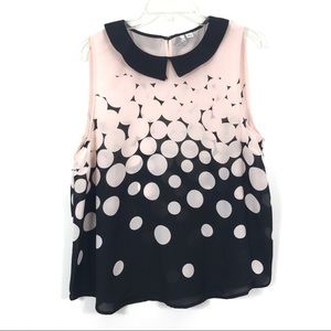 Elle | Peter Pan Collar Sleeveless Top